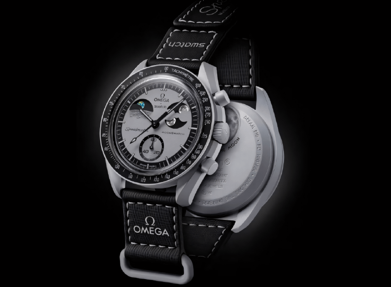 Discover the Cosmic Elegance of the MOONSWATCH Mission to Earthphase